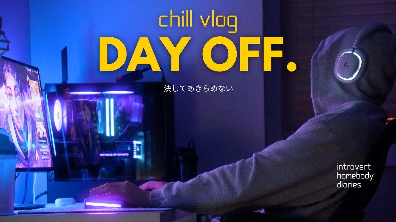 Gaming vlog |👾🎮&nbsp;Chill day off as an introvert homebody