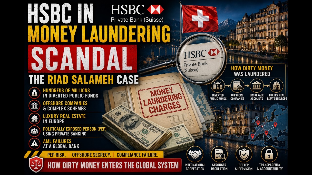 Скандал в HSBC Private Bank: дело об отмывании денег Риадом Саламе