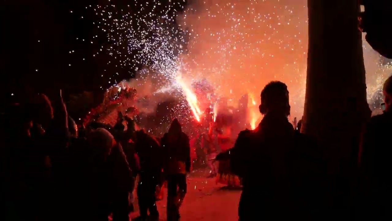 2024 (27/01). FOGUERONS DE SANT ANTONI  DE SA POBLA A LA PLA&Ccedil;A DE LA VIRREINA A GR&Agrave;CIA.