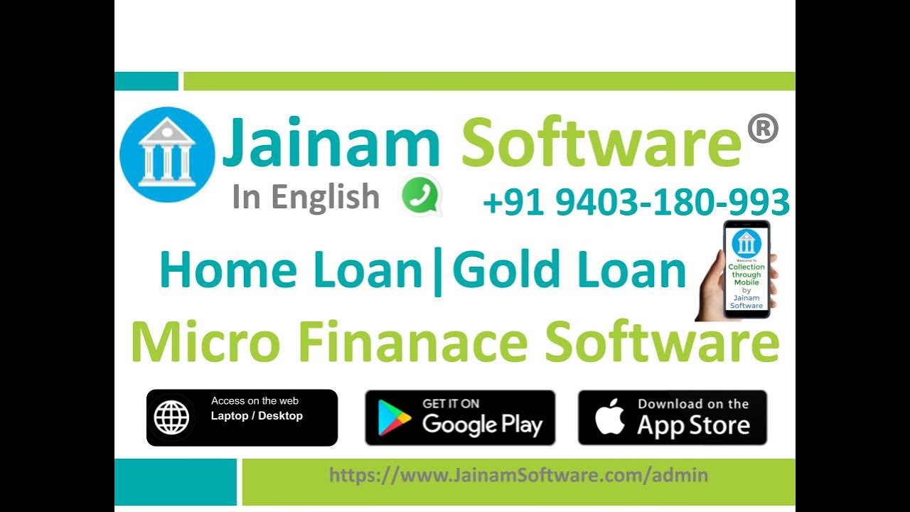 All-in-One Loan Management Software | Jainam Software for NBFC, MFI, Gold, Vehicle & Home Loans