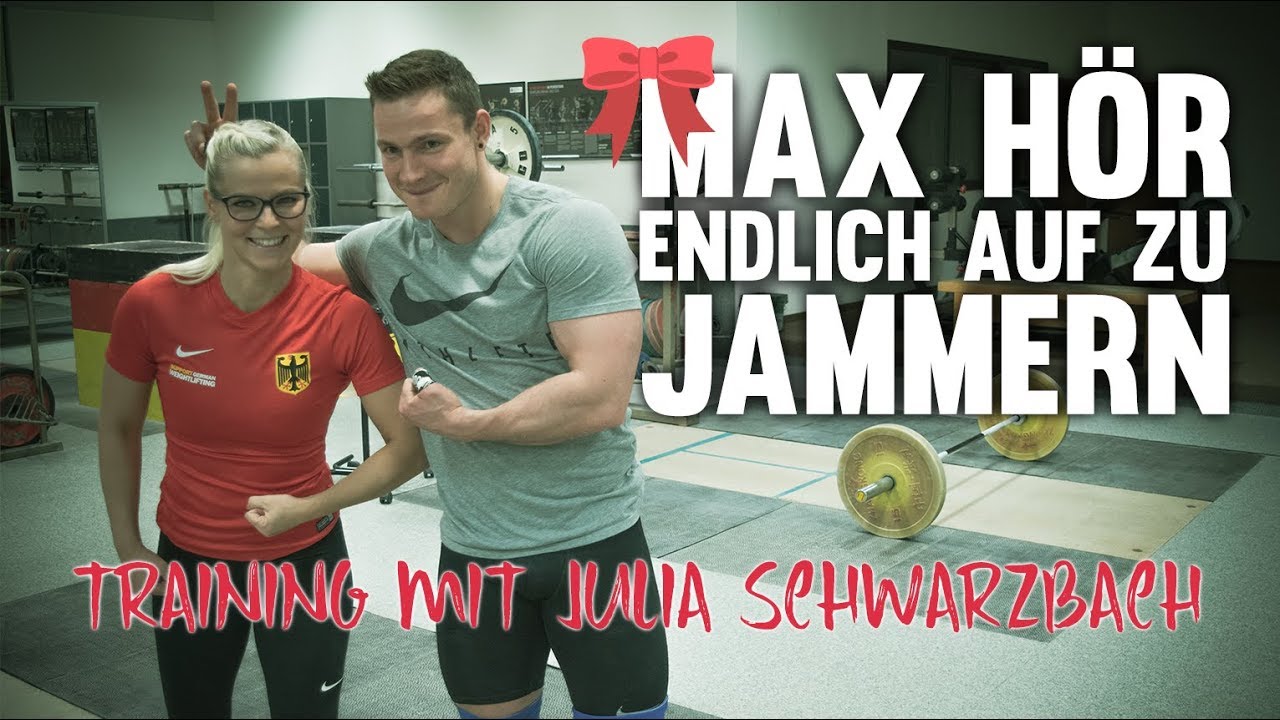 MAX, hör endlich auf zu JAMMERN - Training mit Deutschlands erfolgreichster Gewichtheberin