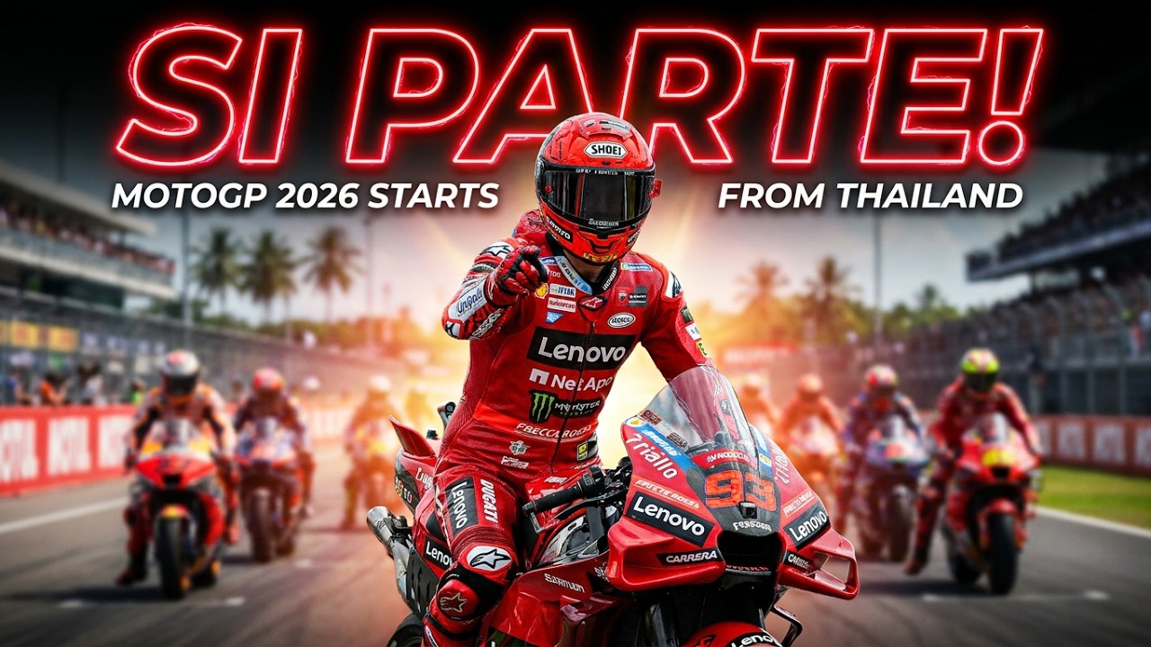 🏍️🔥 MotoGP 2026 parte dalla Thailandia: tutto il weekend su Sky e NOW