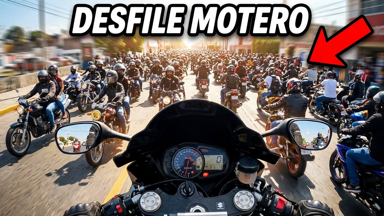 Desfile del día del Motociclista en Tepic Nayarit