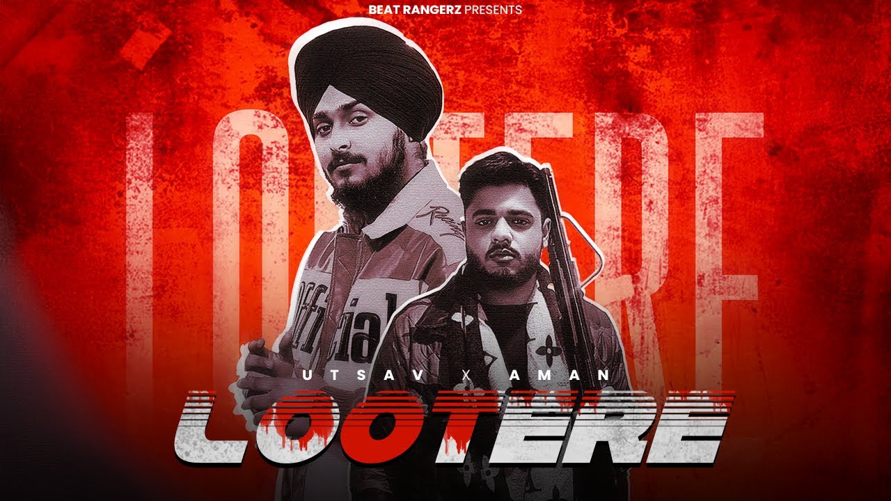 LOOTERE (Official Visualizer) | UTSAV x AMXN | Prod. Beat RangerZ | Punjabi Rap 2026