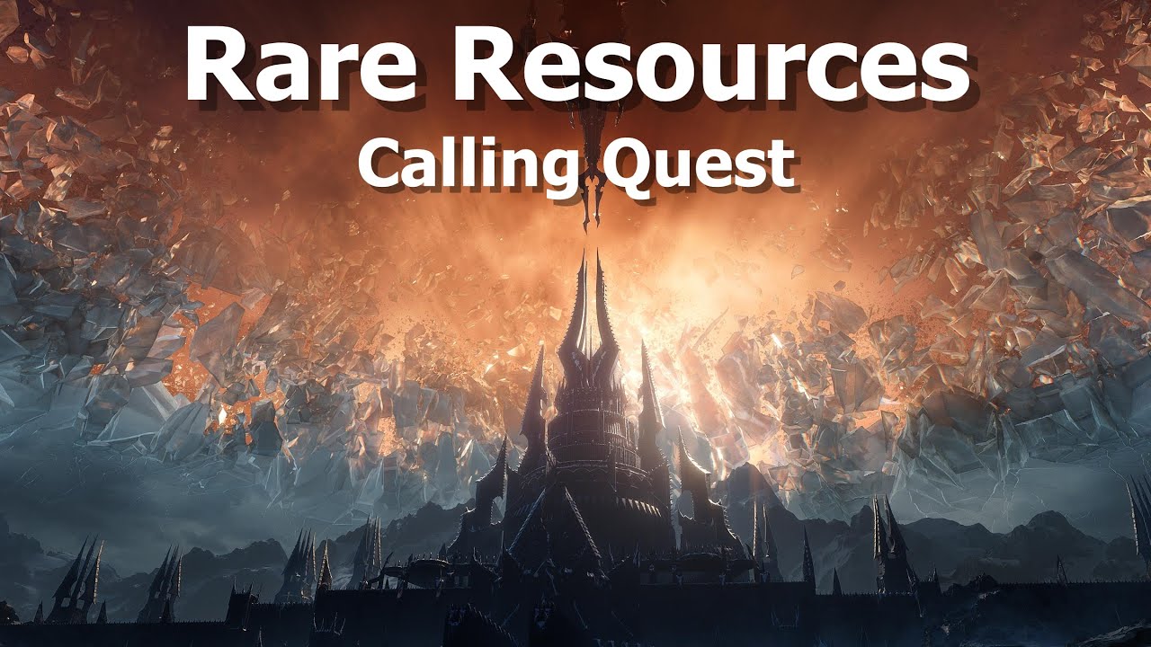 Rare Resources--Coins of Brokerage--Calling Quest-WoW Shadowlands