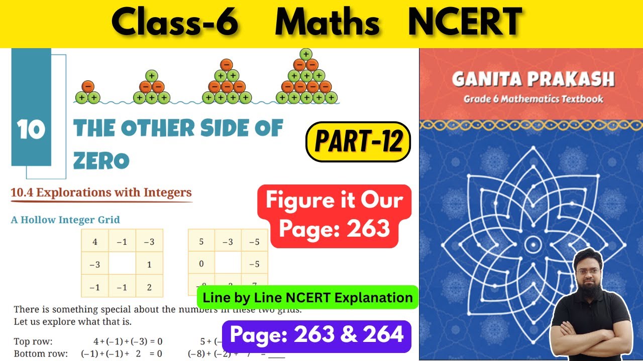 Class 6 Maths Ganita Prakash Chapter 10 The Other Side of Zero | Part 12 #grade6maths