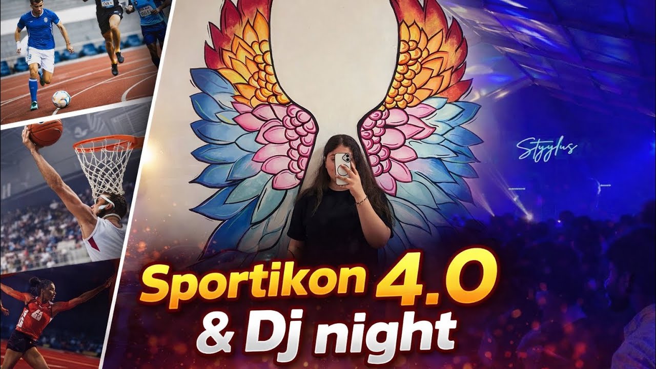 Sportikon 4.0 and DJ night in Bennett University | #trending #youtube #explore #vlog #views |