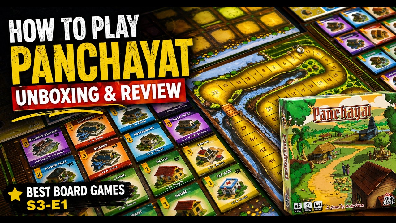 Panchayat | How to play Panchayat Board Game | Best Board Games S3-E1 | Board Games for Family
