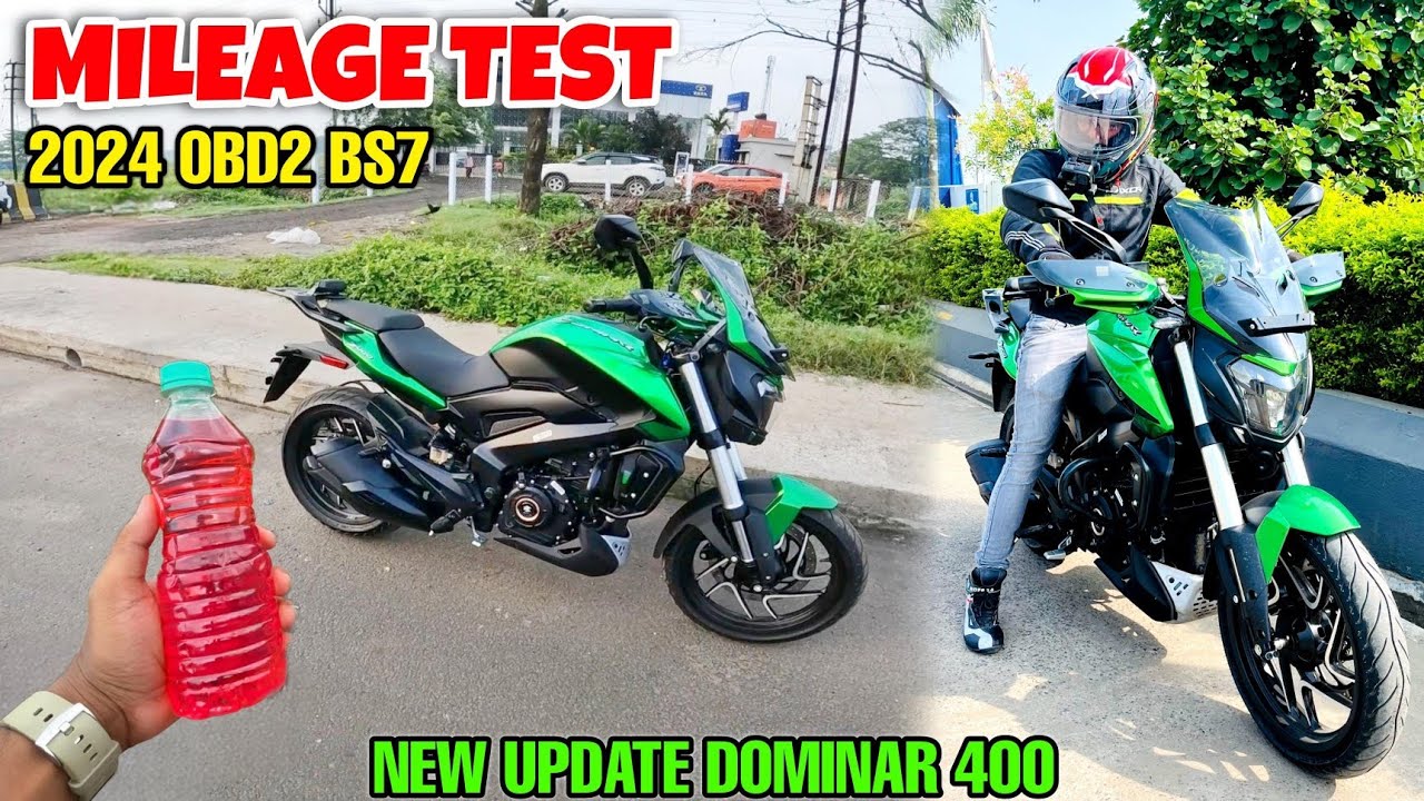 2024 Dominar 400 Mileage Test | New Model Dominar 400 Bs7 OBD2 Model Mileage Test