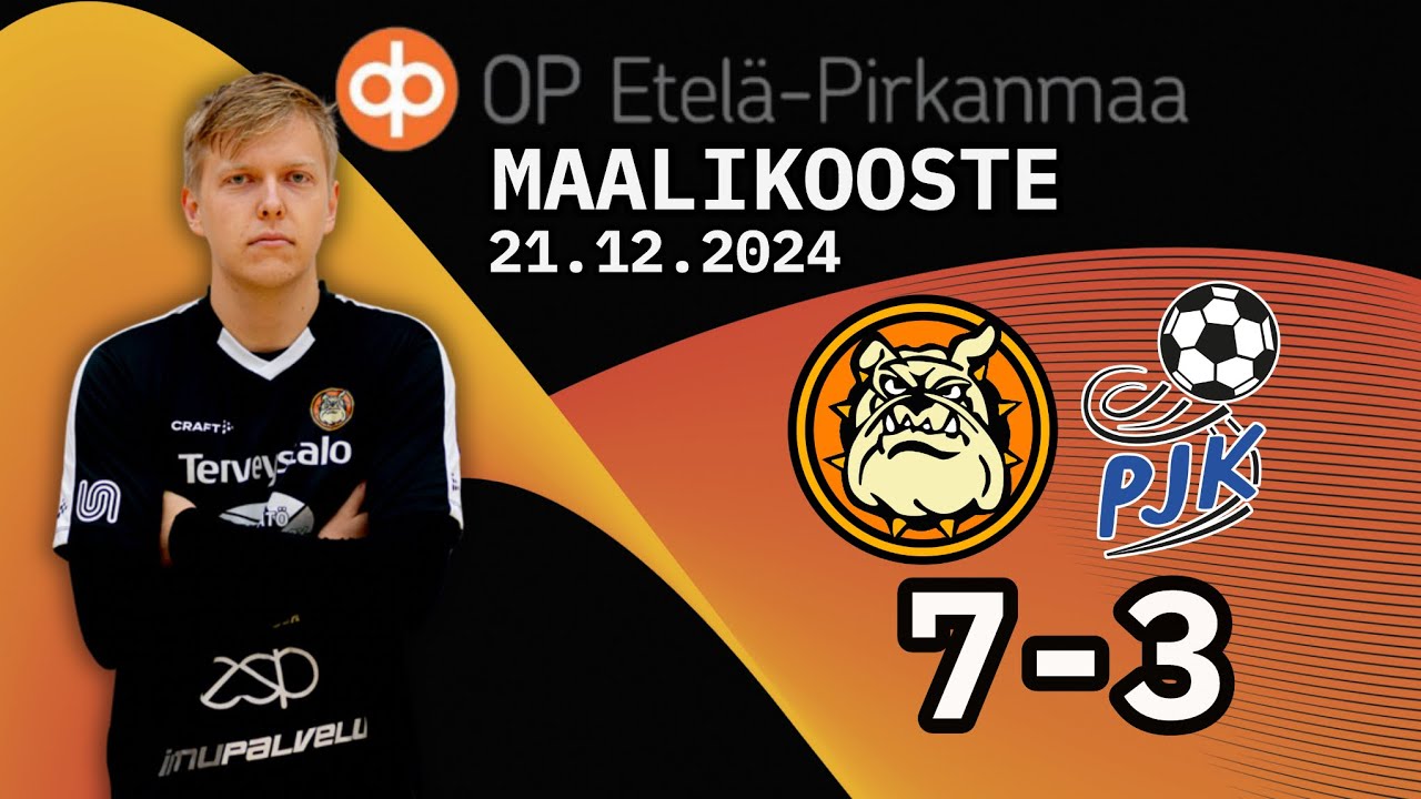 Maalikooste 21.12.2024 Futsal Mad Max - PJK 7-3