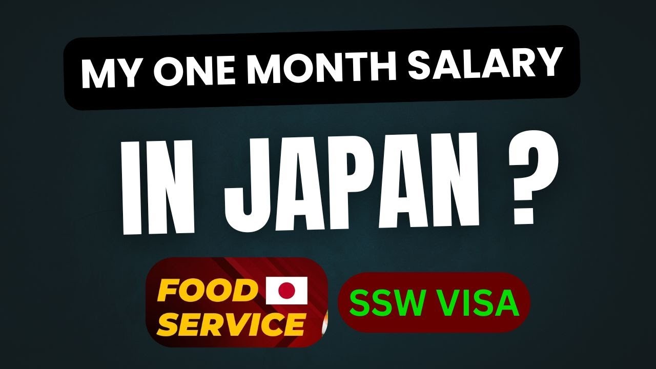 My FIRST Month Salary In JAPAN I SSW Visa I Working Visa JAPAN