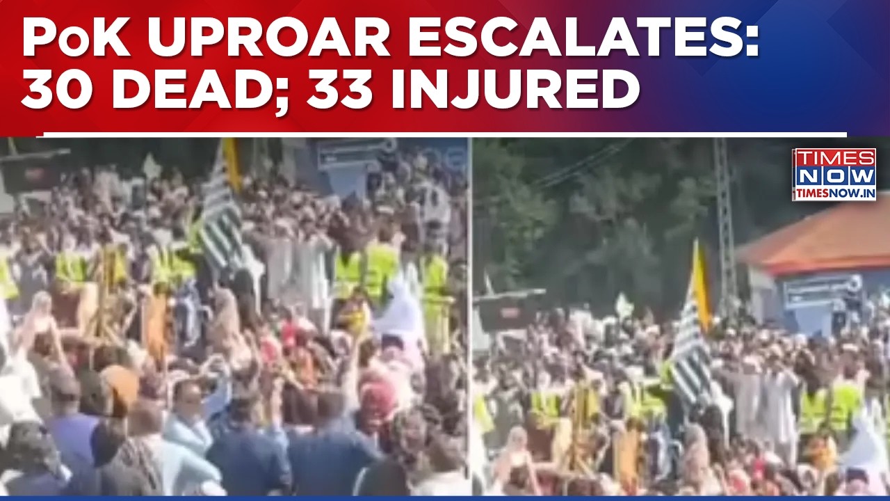 PoK Unrest Escalates: 30 Dead, 33 Injured As Pakistan Forces Crack Down On JAAC March