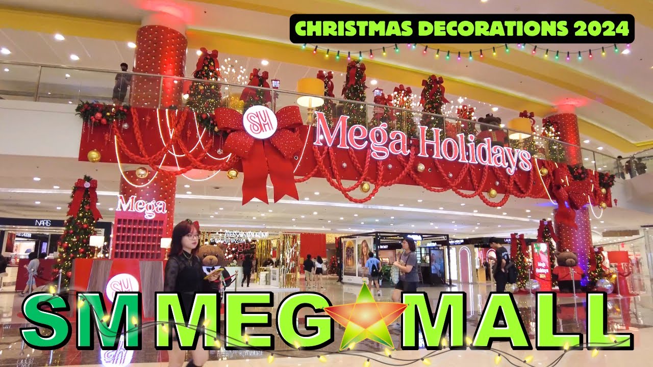 [4K] HOLIDAY MAGIC IN THE MAKING - SM MEGAMALL PREPARES FOR THE HOLIDAYS I MANDALUYONG, PHILIPPINES