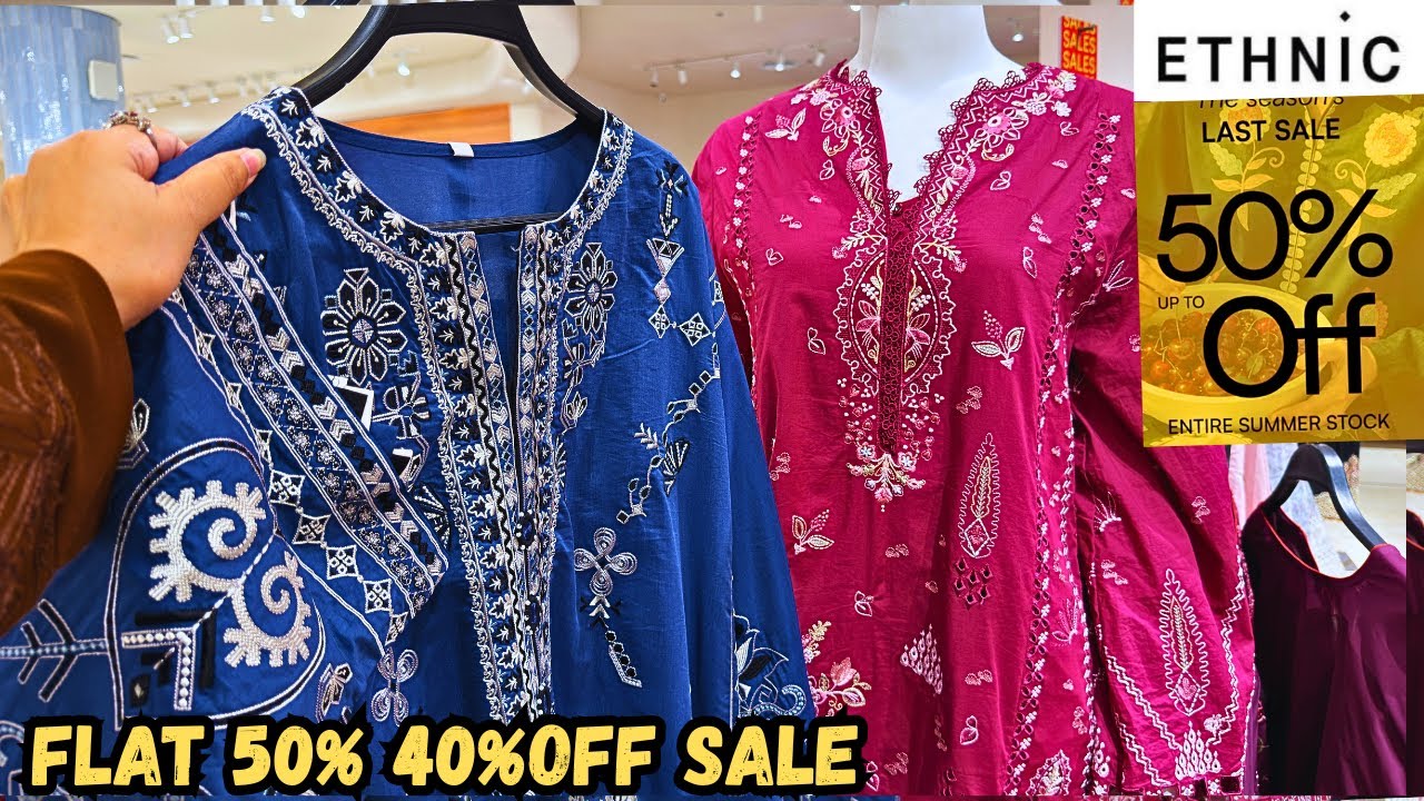 Ethnic FLAT 50% 40%OFF Grand SALE 😱📣🇵🇰 ethnic  Azaadi sale 2026❤️🔥📣