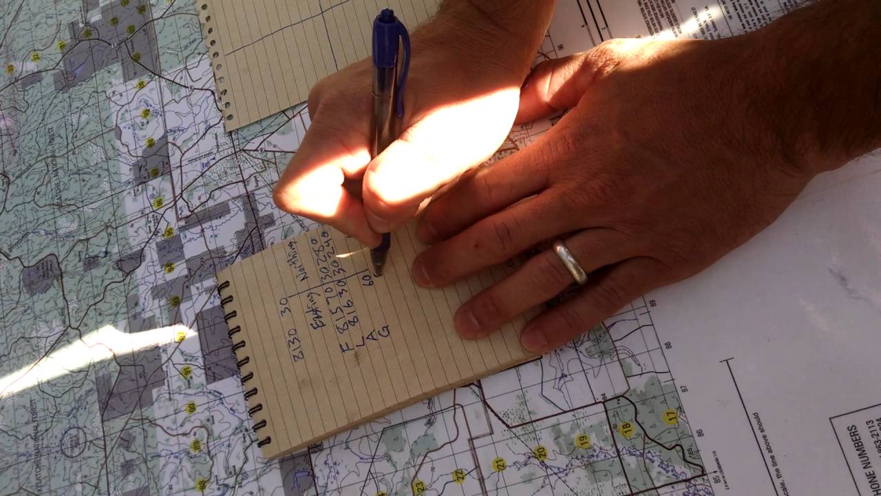 FLAG Method. EIB Land Navigation. (How to navigate from point to point on a self correcting course.)
