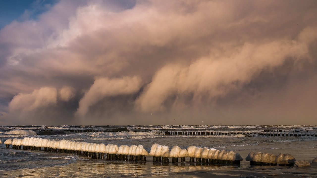 Ustka - Zima i Morze