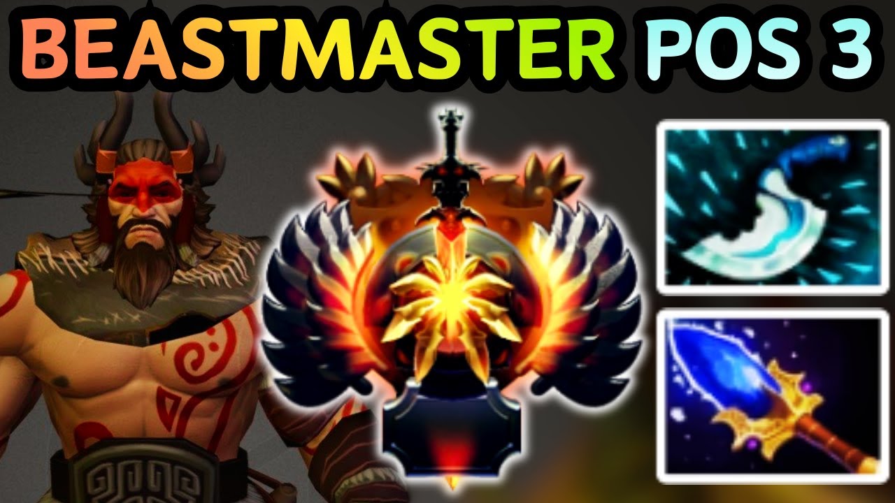 🔥 BEASTMASTER OFFLANE HAWKS EVERYWHERE | DOTA 2 GAMEPLAY 🔥