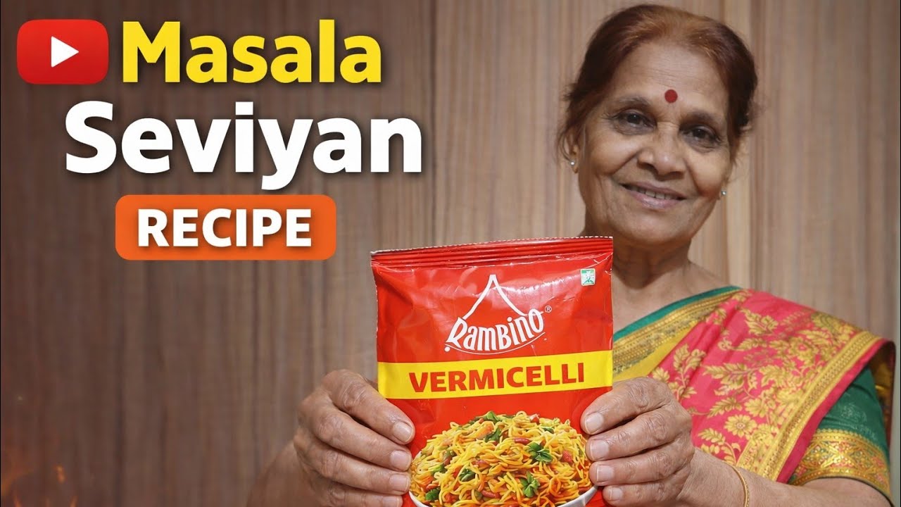 Masala Seviyan (Vermicelli Noodles) Quick Tasty Healthy School/Office Lunch Idea 💡