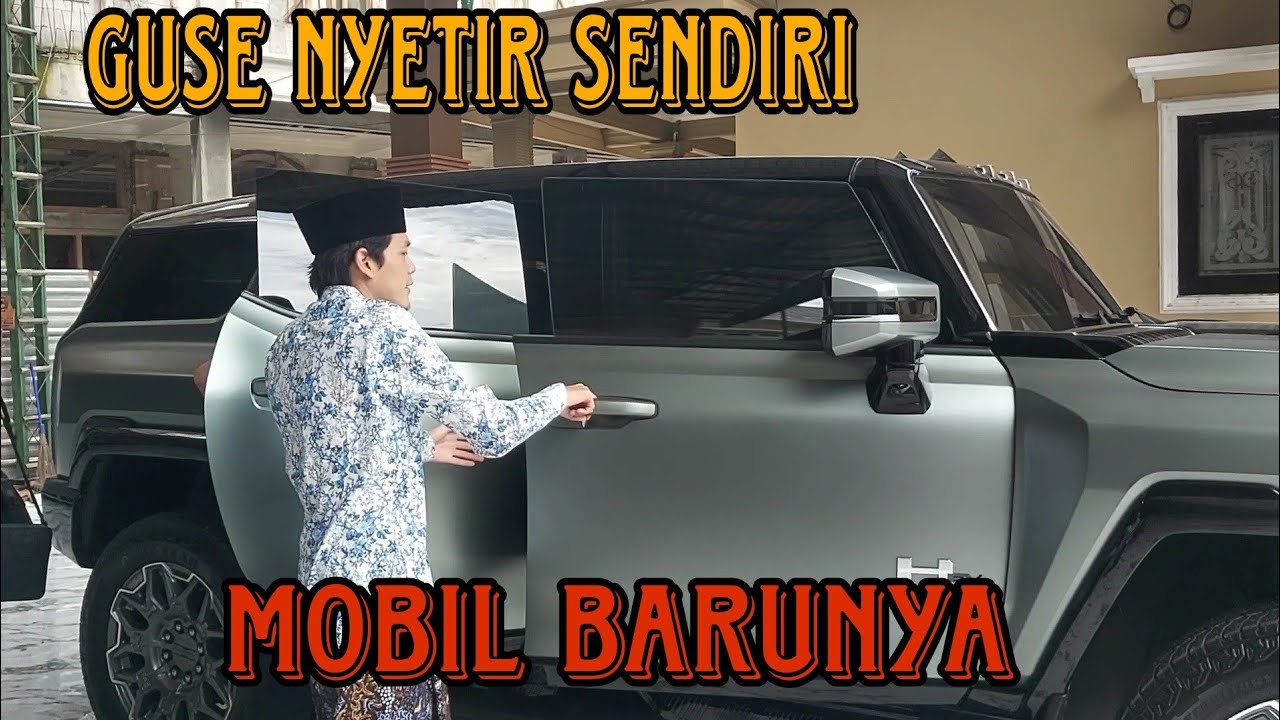 DETIK-DETIK GUS IQDAM NYETIR MOBIL BARUNYA HUMMER 5 MILYAR❗