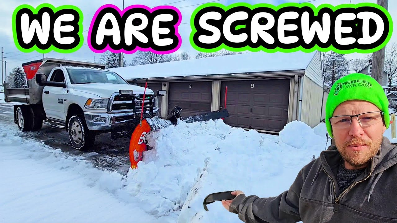 EVERYTHING THAT COULD GO WRONG WENT WRONG | ROUGH START TO THE 2025 SNOW PLOW SEASON!