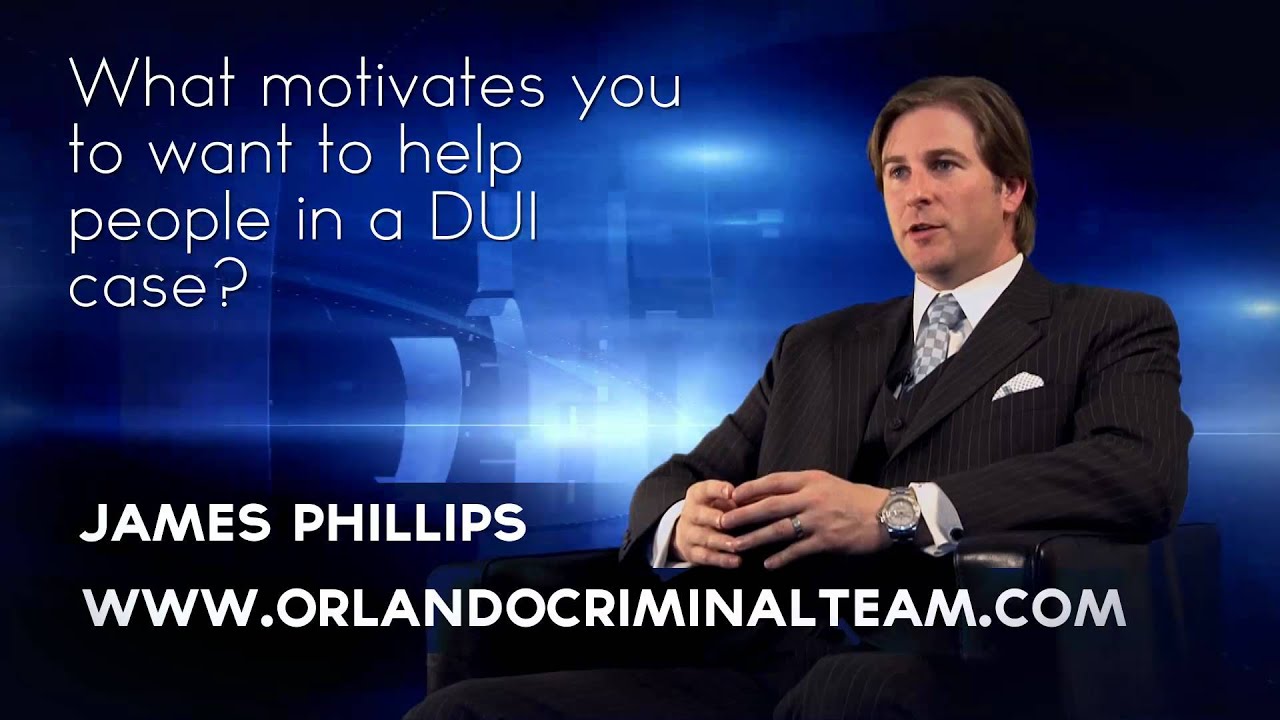 What motivates you to want to help people in a DUI case?