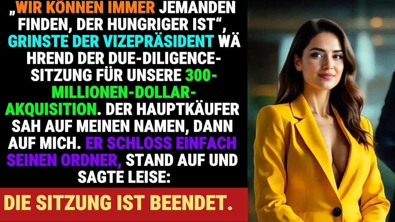 MEIN VIZECHEF NANNTE MICH ‚ERSETZBAR‘ – DER KÄUFER WAR ANDERER MEINUNG