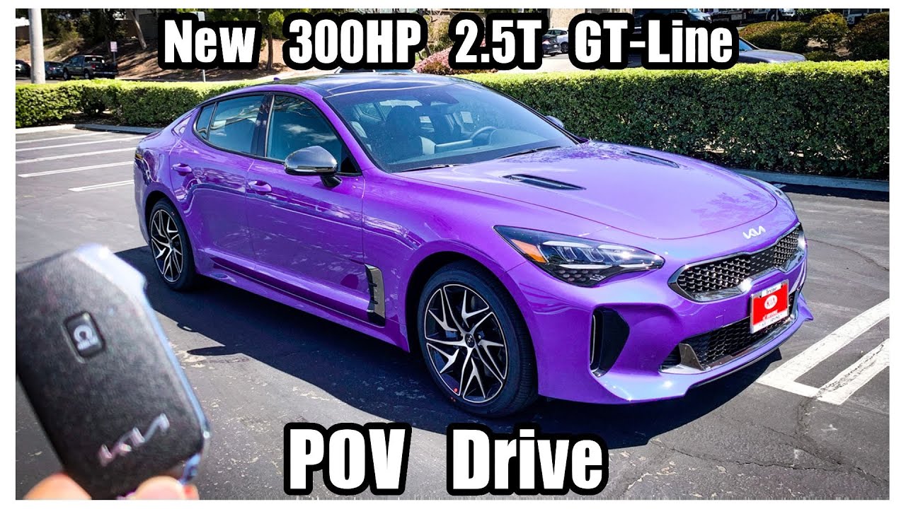 NEW 2022 KIA Stinger GT-Line 2.5T POV Test Drive - Replacing the 2.0T Stinger
