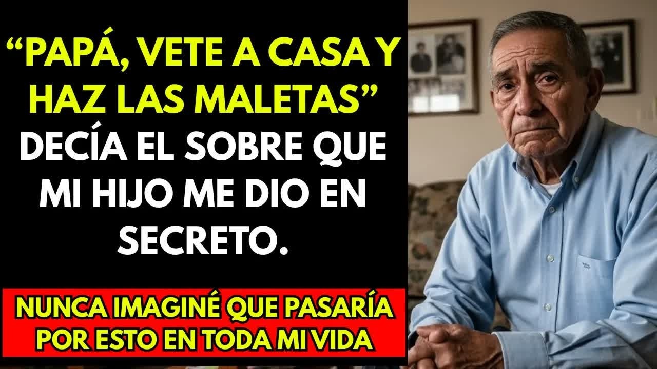 HISTORIA REAL： Papá, vete a casa y haz las maletas, decía el sobre que mi hijo me dio en secreto.