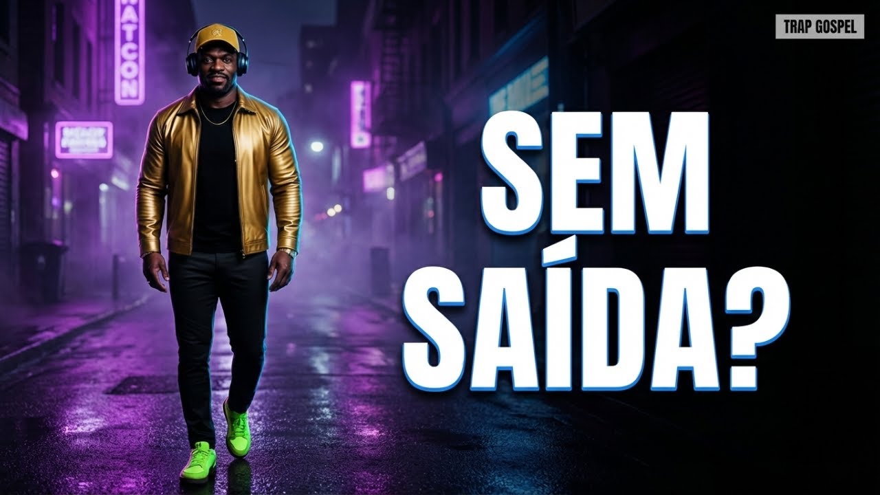 Eu Não Via Saída… Até Encontrar o Caminho da Luz | Trap Gospel