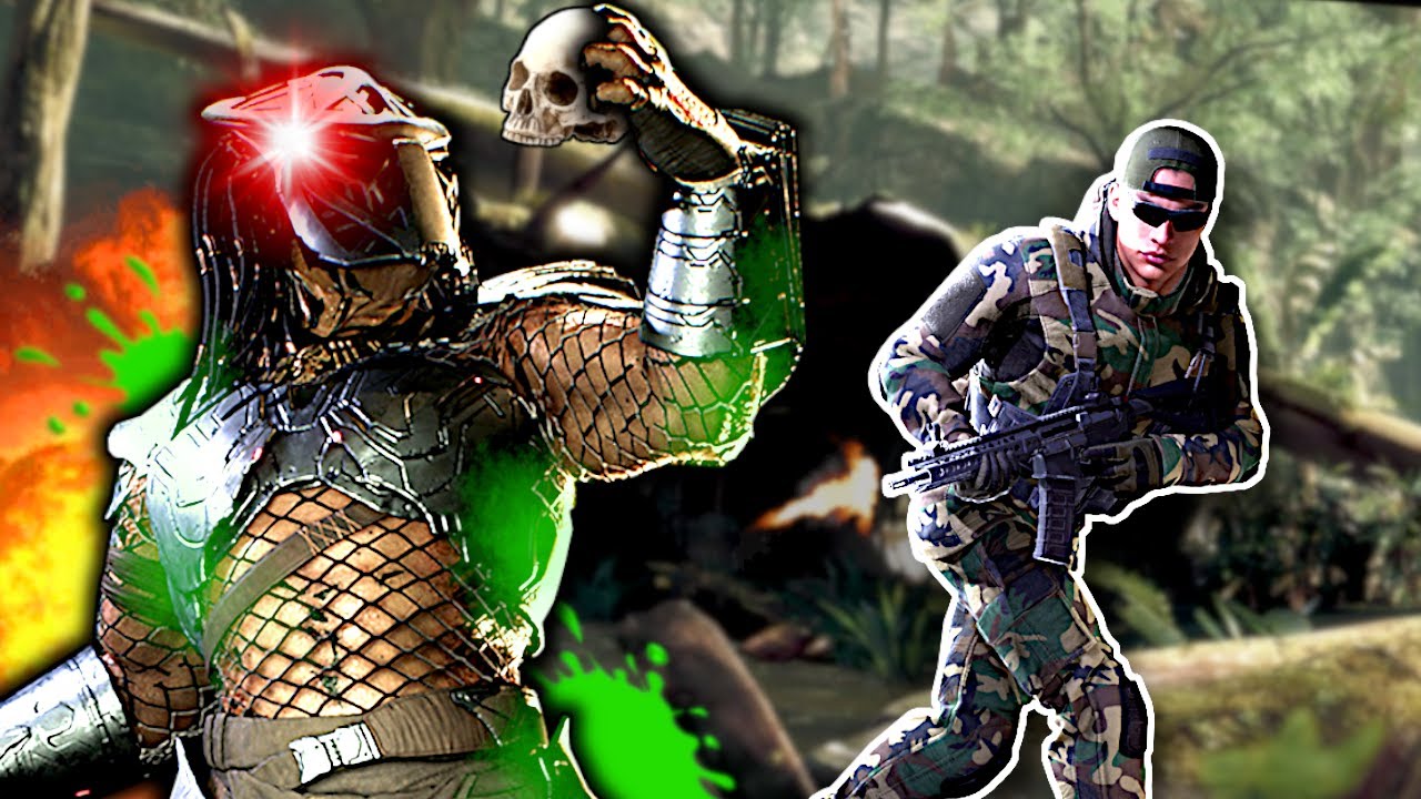 THE PREDATOR IS AFTER US! - Predator Hunting Grounds Gameplay