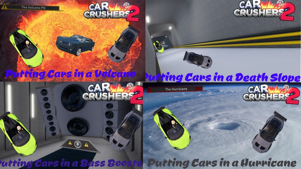 Putting Different Cars Through Different Crusher 6 - Car Crushers 2