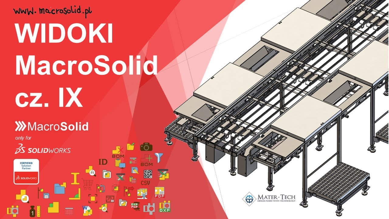 Generowanie plików DXF, grawerka, weryfikacja R i K w SOLIDWORKS