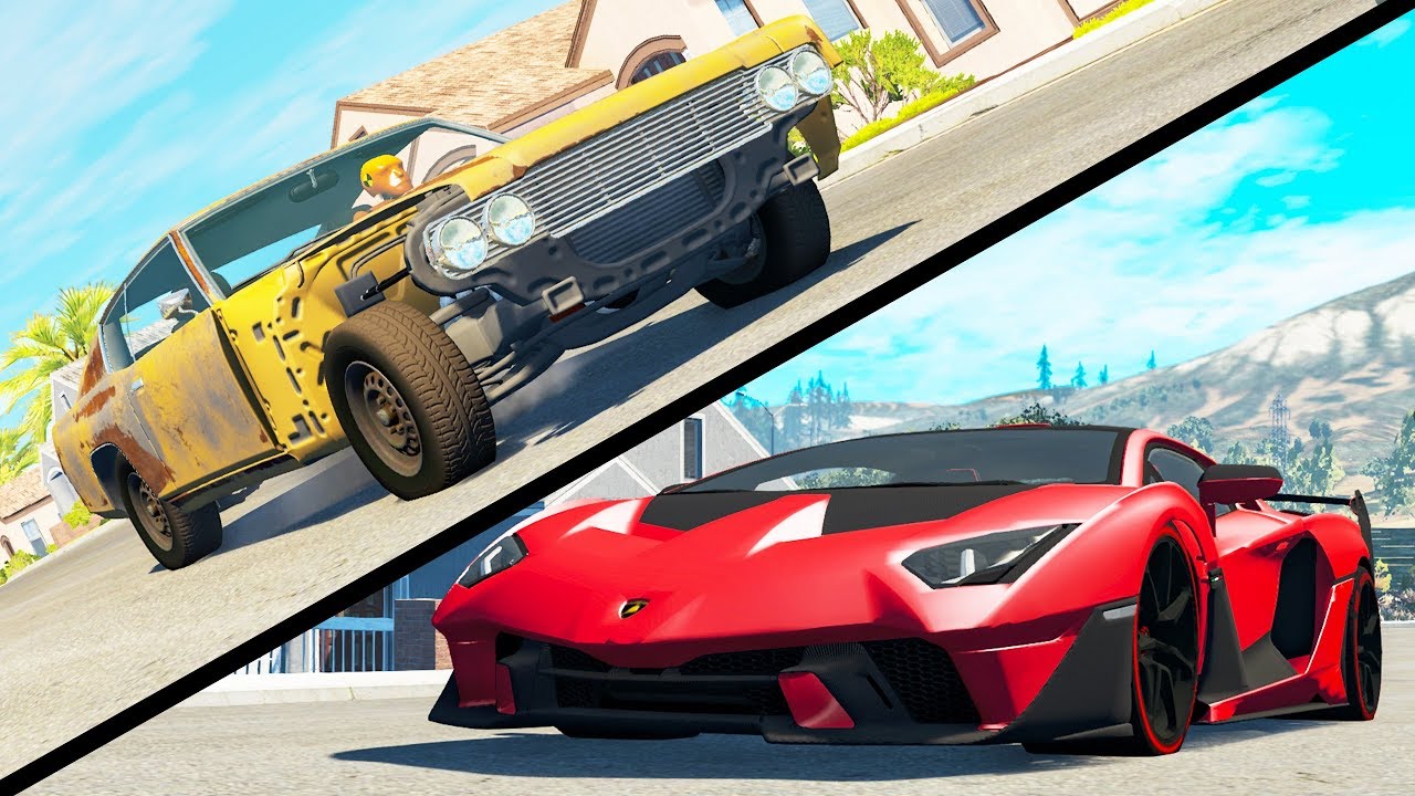 Cheap vs Expensive Car - Beamng drive