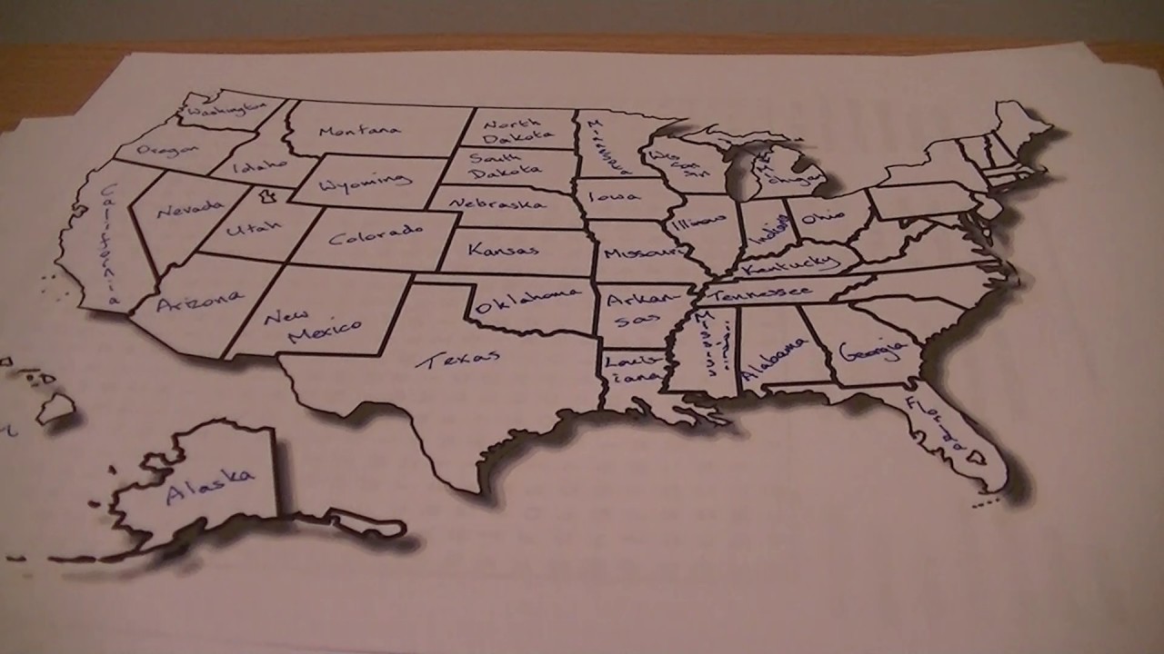 US States Geography Whisper  (Learn With Kev!)