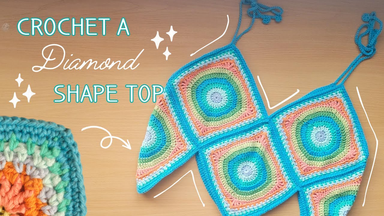 Diamond Shape Crochet Top | Easy Crochet Top Pattern