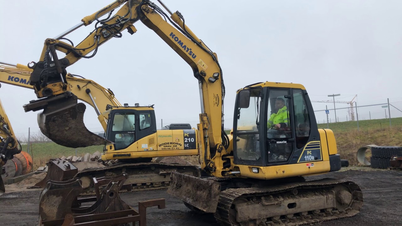 Köp Komatsu PC110 R Bandgrävare  med tiltrotator på Klaravik.se