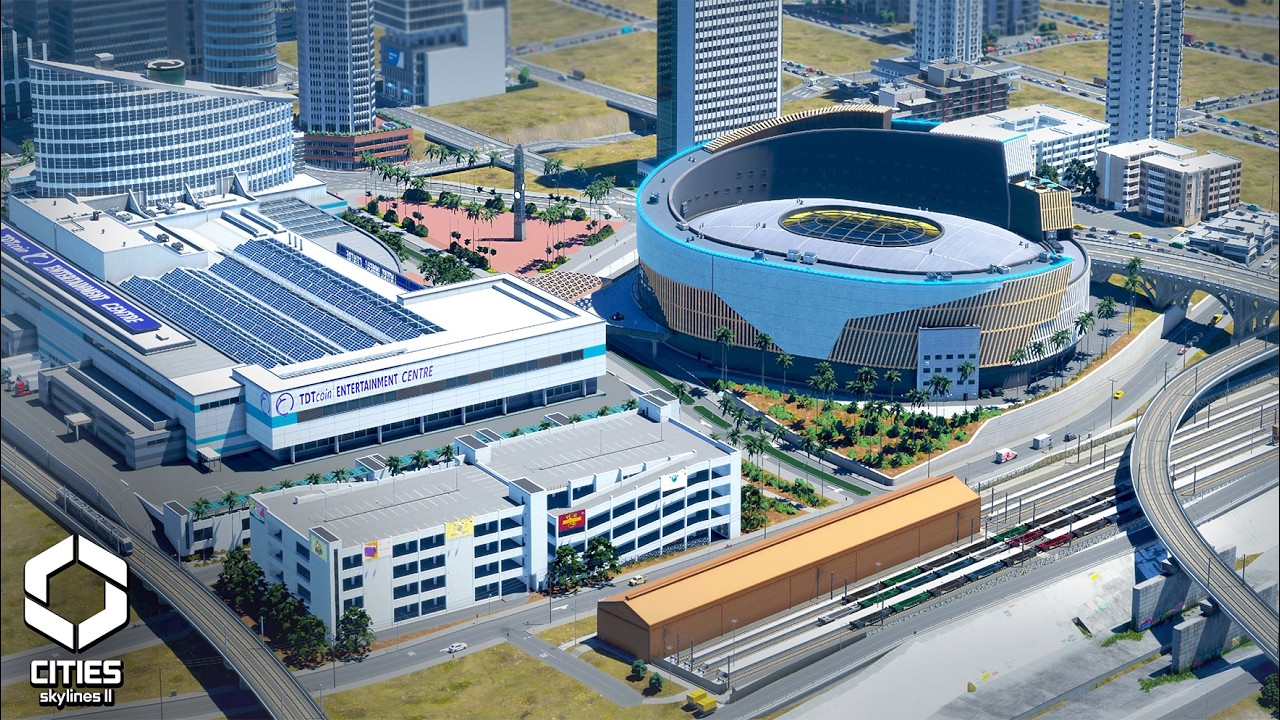 I Built a Massive Entertainment Precinct in Cities: Skylines 2 | Marble Mountain 10