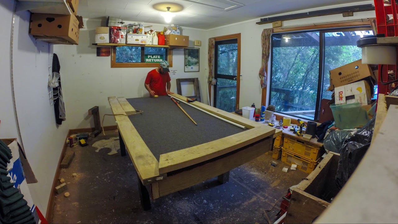Home made pool table