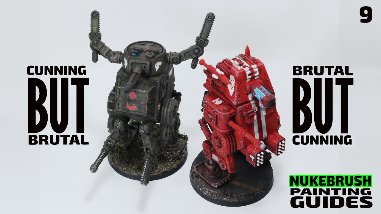 Imperial Guard Sentinels in Ork Paint Schemes | Painting guides | Warhammer 40K proxy