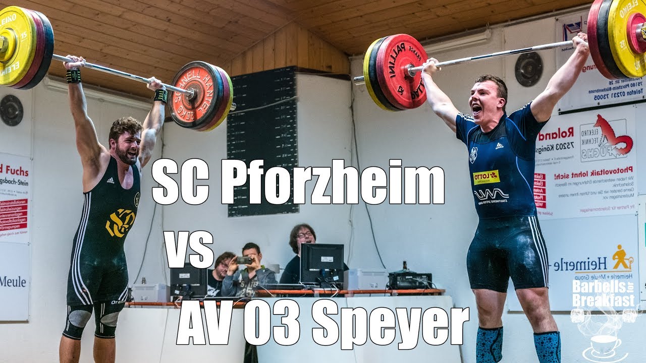 SC Pforzheim gegen AV 03 Speyer - Gewichtheben Bundesliga 2018-02-17
