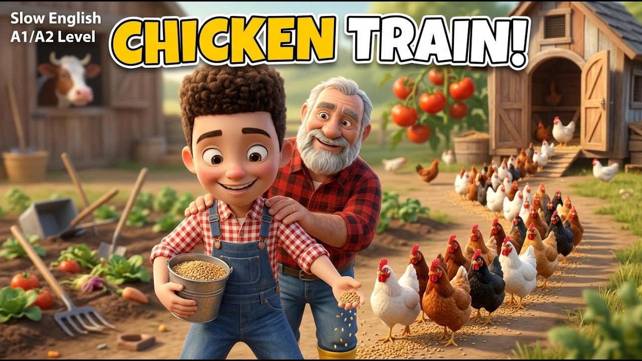 Crazy Day at Grandpa’s Farm | SLOW ENGLISH | English Listening Practice for Beginners A1
