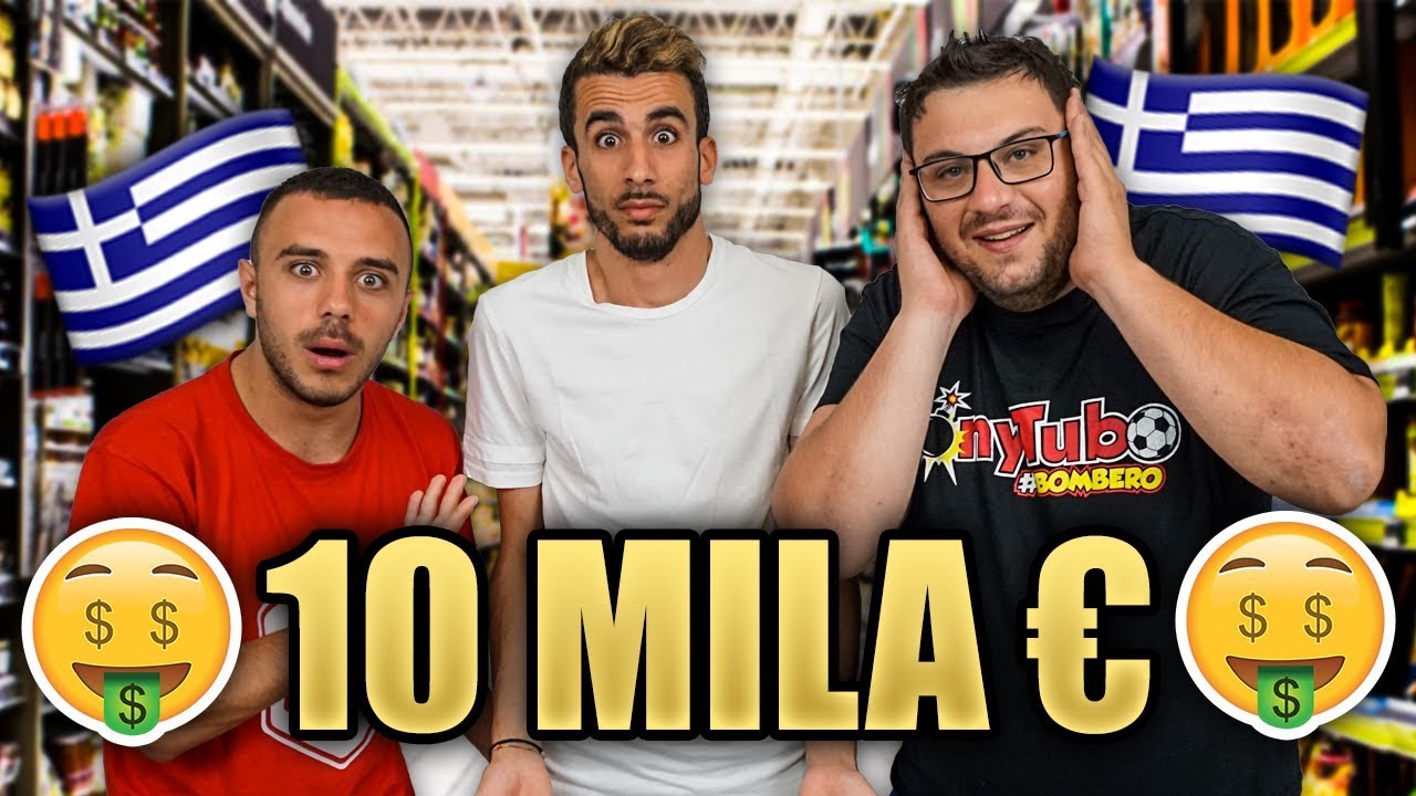 😱 SIAMO in GRECIA!  💵 10 MILA EURO di SPESA con TONY TUBO e FIUS GAMER! | VLOG a MYKONOS 🇬🇷