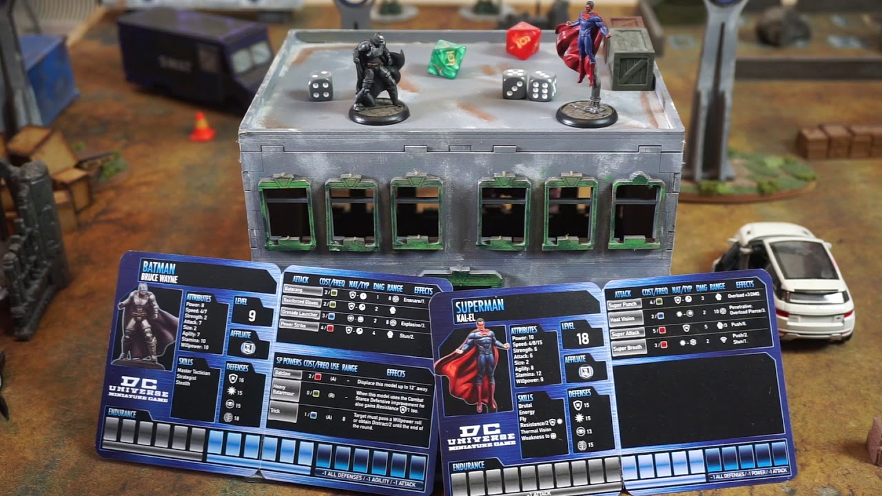 DC Universe Miniature Game - How to play: Sample Activations