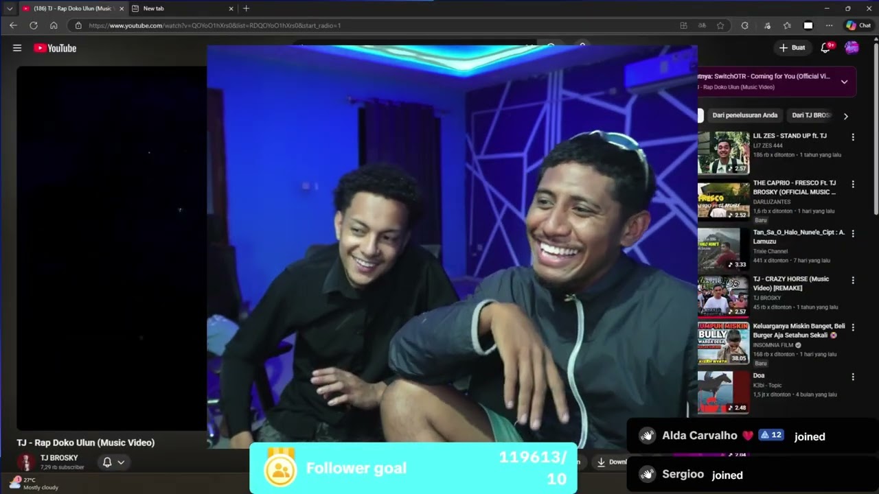 Amuku kobe sobu hau nia studio Youtube fdas hahaha