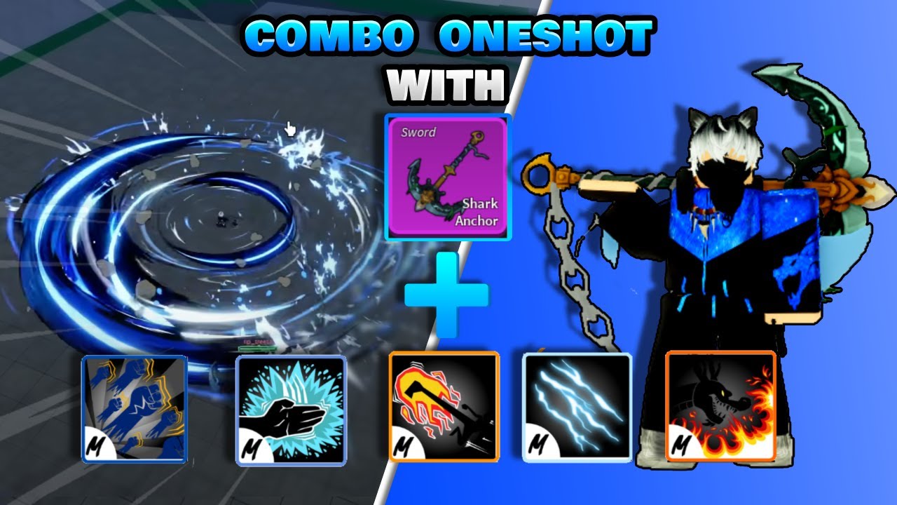 SHARK ANCHOR Combo One Shot With All Melee | Blox Fruits update 20