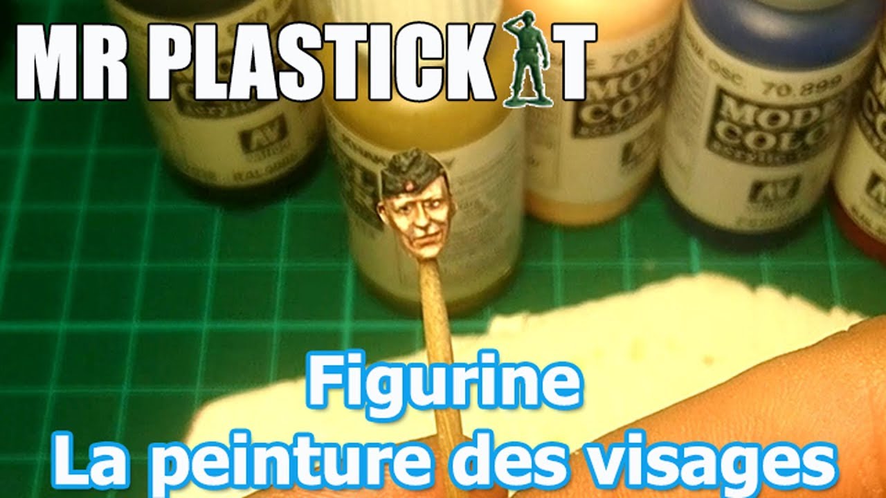 FIGURINE : La peinture des visages des figurines au 1/35.
