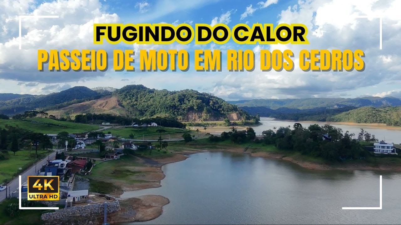 Fugindo do CALOR de MOTO: O destino perfeito em RIO DOS CEDROS!