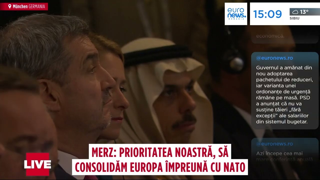 Conferința de Securitate de la Munchen. Merz: Consolidăm Europa împreună cu NATO