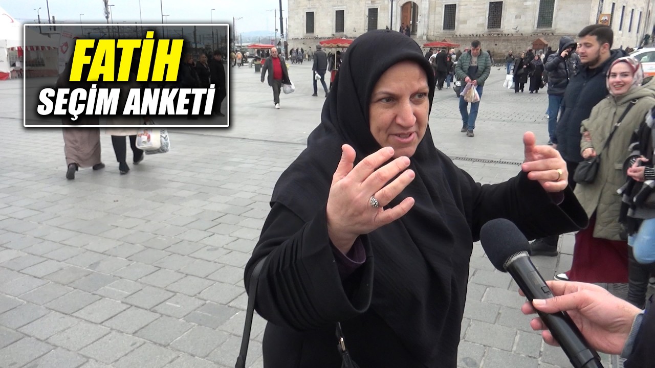 İSTANBUL'UN MERKEZİ EMİNÖNÜ SEÇİM ANKETİ | ÖZGÜR ÖZEL - RECEP TAYYİP ERDOĞAN