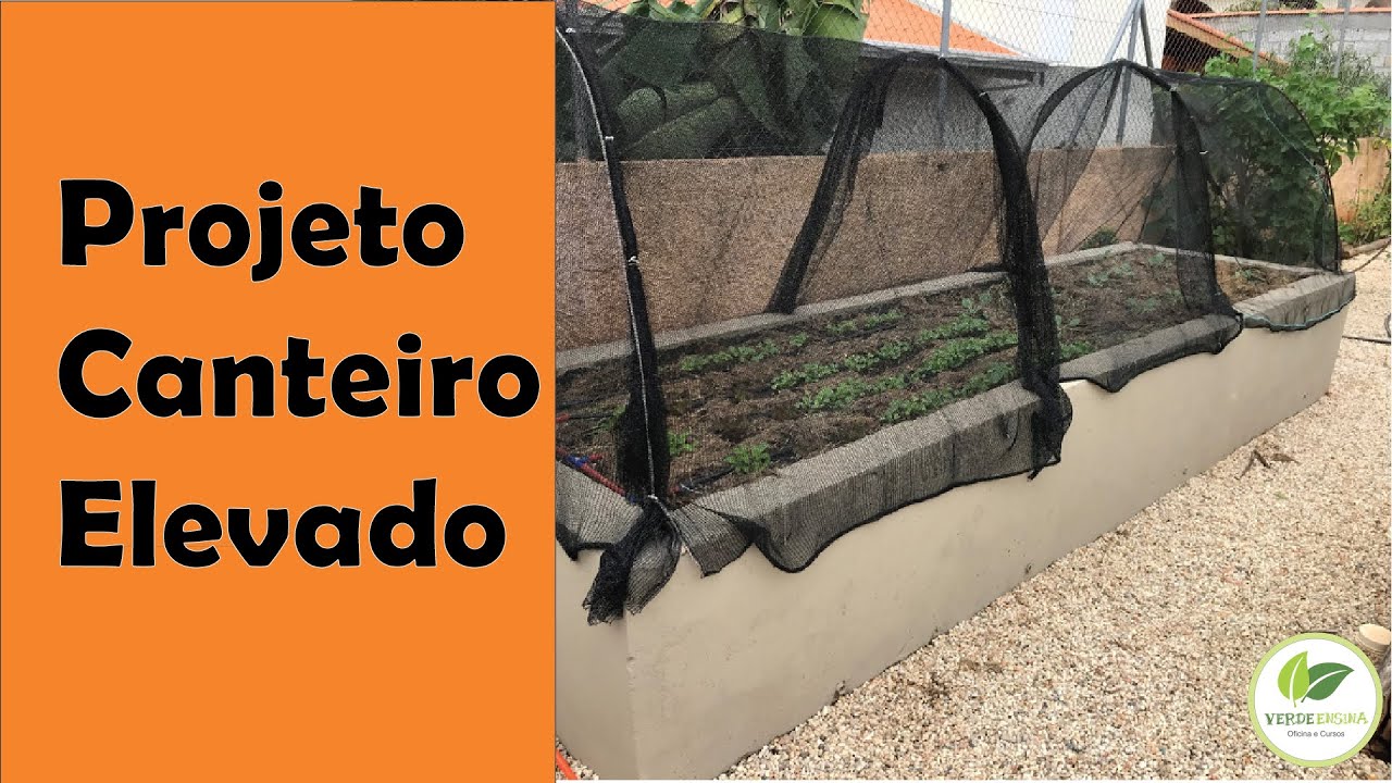 Canteiro elevado